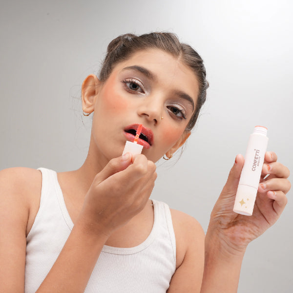 Kiss Miss Tease Me Trio Lip Gloss and Tint how to