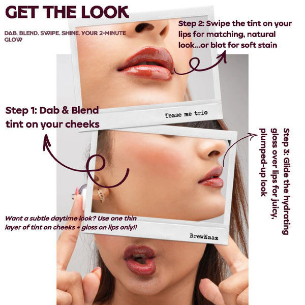 Confetti Beauty Brew-Naaz How to use