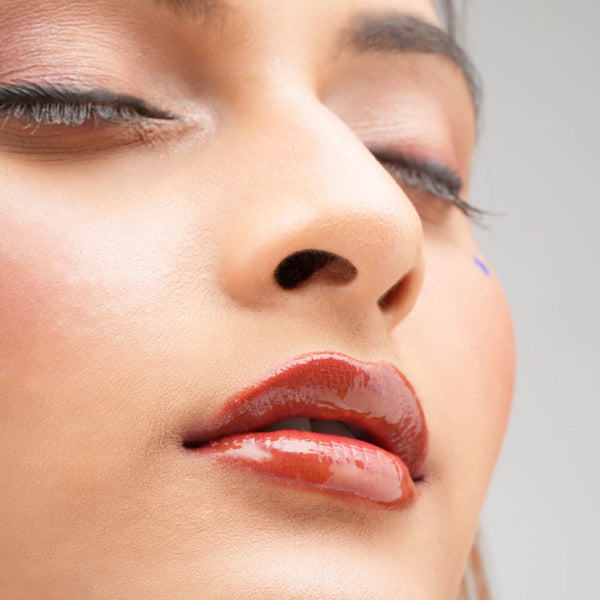 Brew Naaz Tease Me Trio Lip Gloss and Tint Shade close up