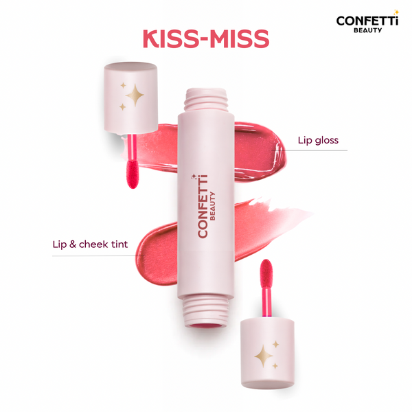 Kiss-Miss (Coral Peach Lip Gloss and Tint)