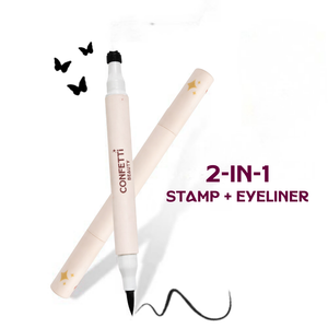 Inked classic black eyeliner by Confetti Beauty — waterproof, smudge-proof, vegan formula